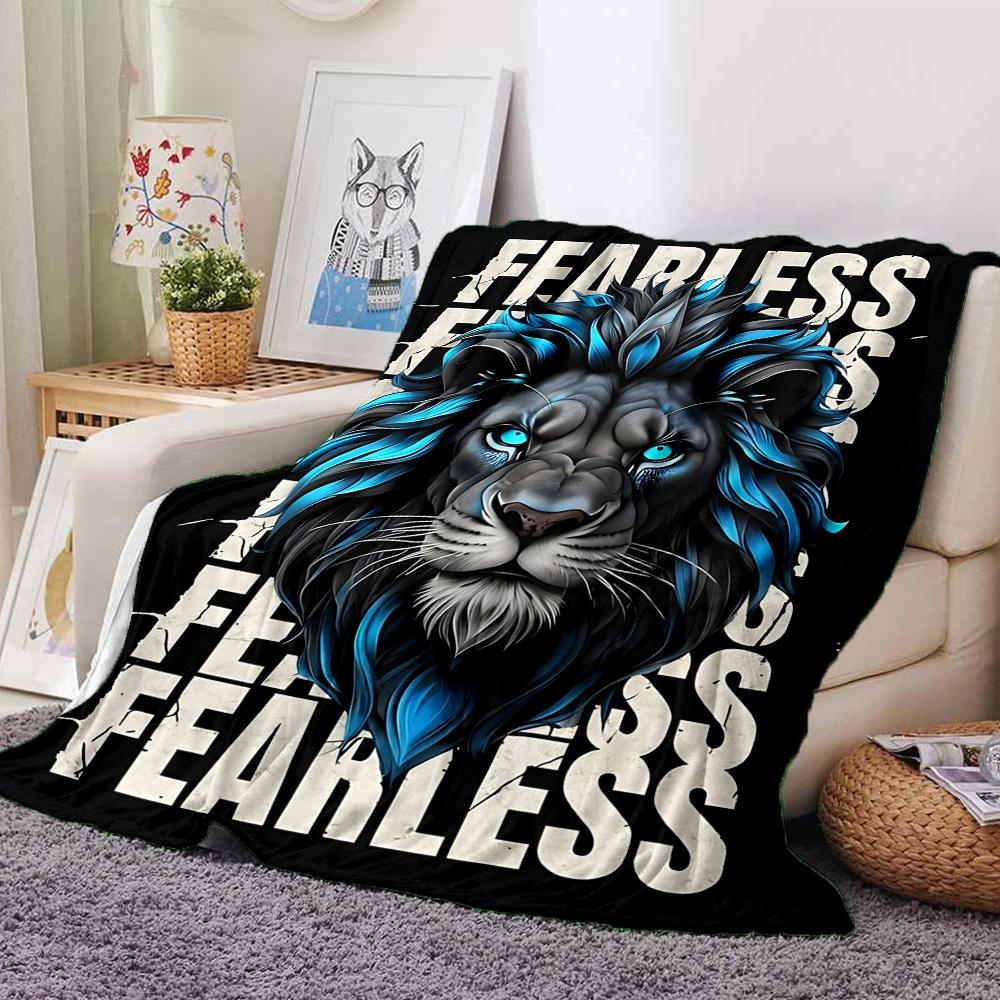1pc Fearless Lion Soft Warm Throw Blanket Nap Blanket For Couch Sofa Office Bed Camping Travel,Comfortable 80cmx120cm
1pc Fearless Lion Soft Warm Throw Blanket Nap Blanket For Couch Sofa Office Bed Camping Travel,Comfortable 80cmx120cm