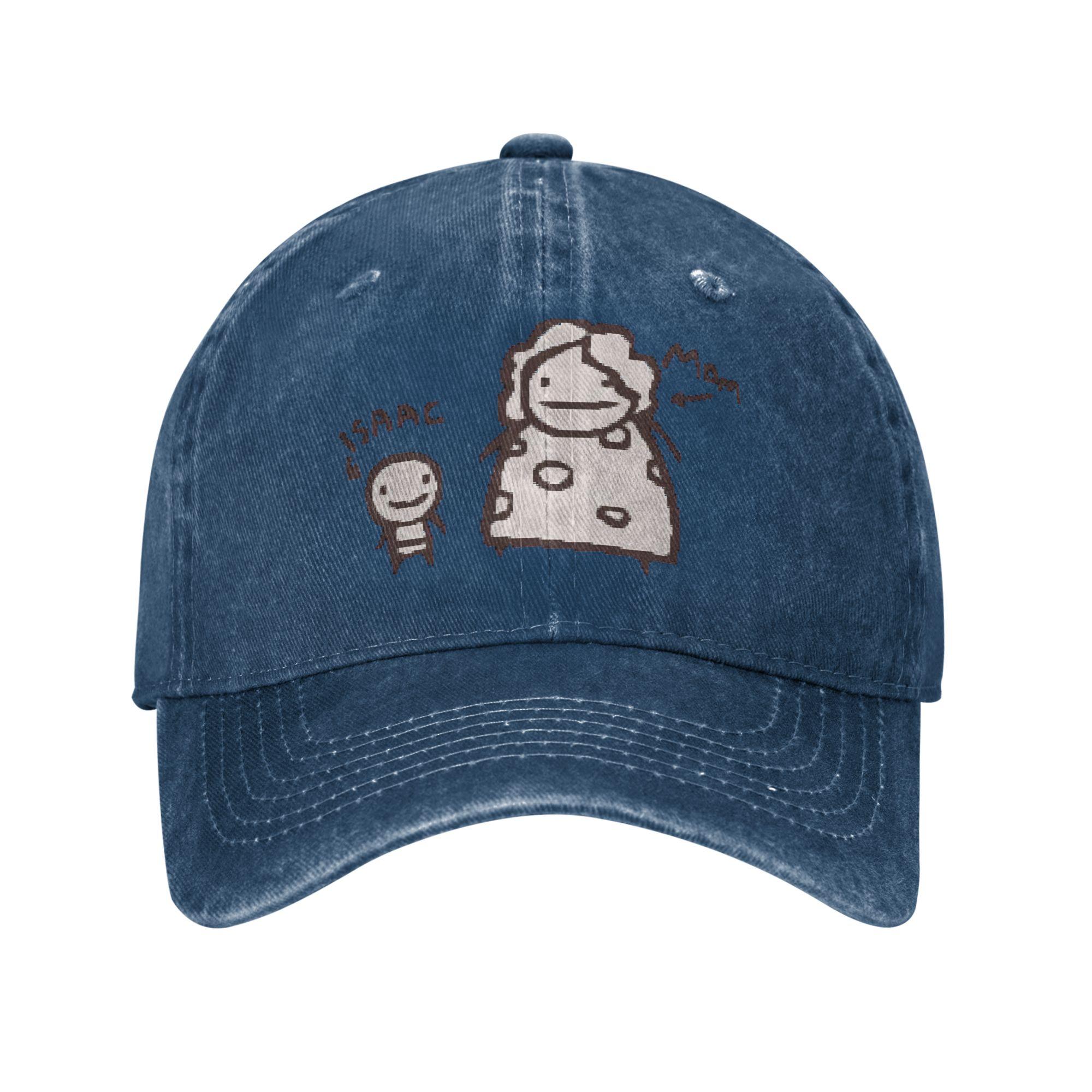 Summer The Binding Of Isaac Baseball Cap Sun Wholesale Print Washed Trucker Hat Couple Women Casual Running Baseball Caps One Size темно-синього кольору
Summer The Binding Of Isaac Baseball Cap Sun Wholesale Print Washed Trucker Hat Couple Women Casual Running Baseball Caps One Size темно-синього кольору