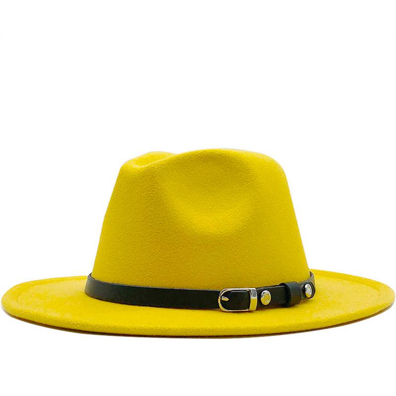 Простые мужчины Женщины Широкие поля Шерстяной войлок Fedora Панама Шляпа с поясом Пряжка Джаз Trilby Cap Party Формальная верхняя шляпа в белом, черном
Простые мужчины Женщины Широкие поля Шерстяной войлок Fedora Панама Шляпа с поясом Пряжка Джаз Trilby Cap Party Формальная верхняя шляпа в белом, черном