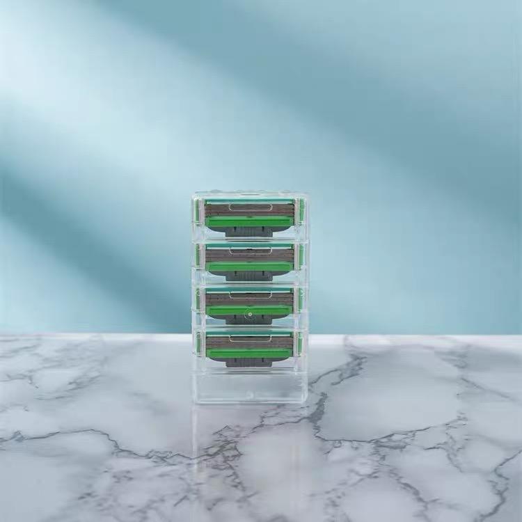 4Pcs Razor Blades Refills Men 3-Layer Water Wash Reusable Manual Shaving Accessories For Beard Face Hair Removal 4-Pack Cartridges 4Pcs
4Pcs Razor Blades Refills Men 3-Layer Water Wash Reusable Manual Shaving Accessories For Beard Face Hair Removal 4-Pack Cartridges 4Pcs