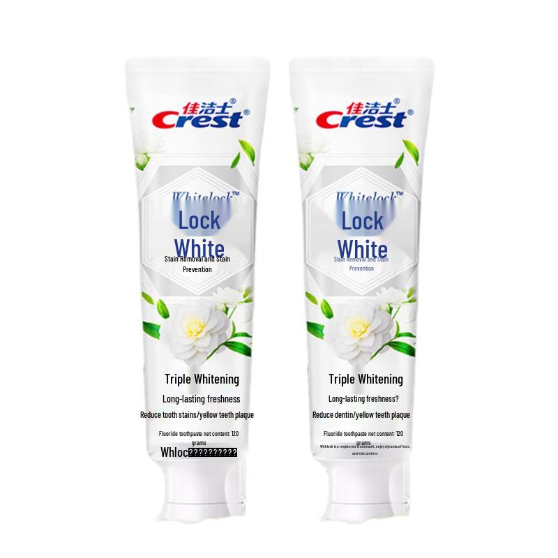 Crest Dual-Color Whitening Toothpaste
Crest Dual-Color Whitening Toothpaste