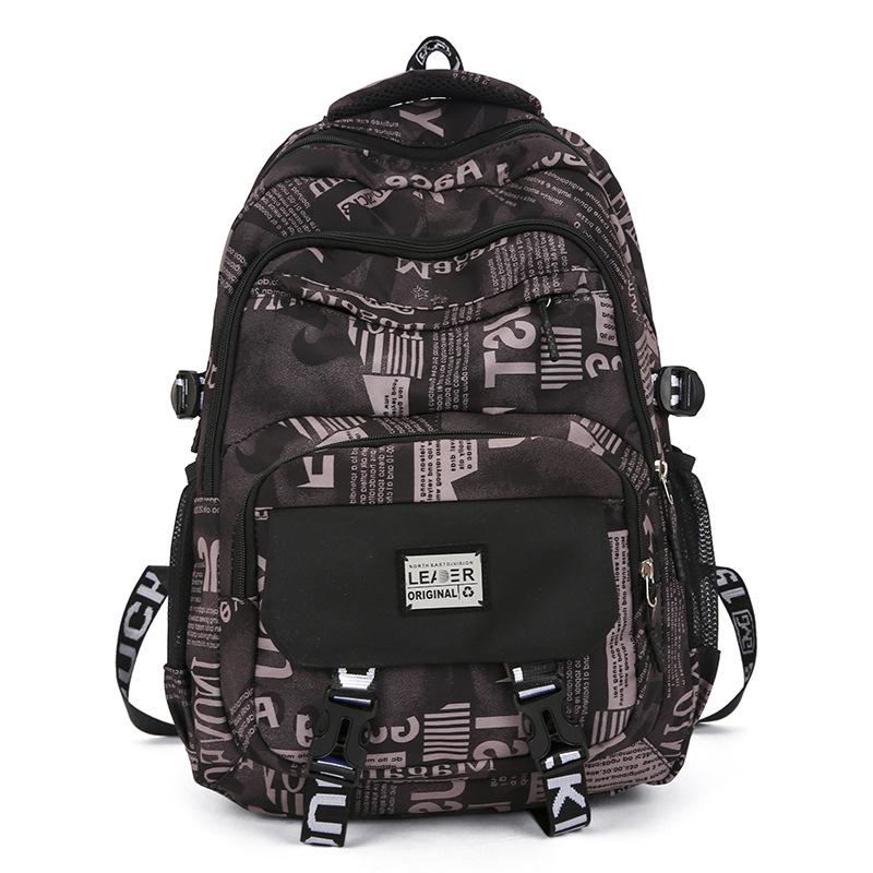 Рюкзак большой емкости, мужской школьный рюкзак с принтом, компьютерная сумка чёрный
Рюкзак большой емкости, мужской школьный рюкзак с принтом, компьютерная сумка чёрный