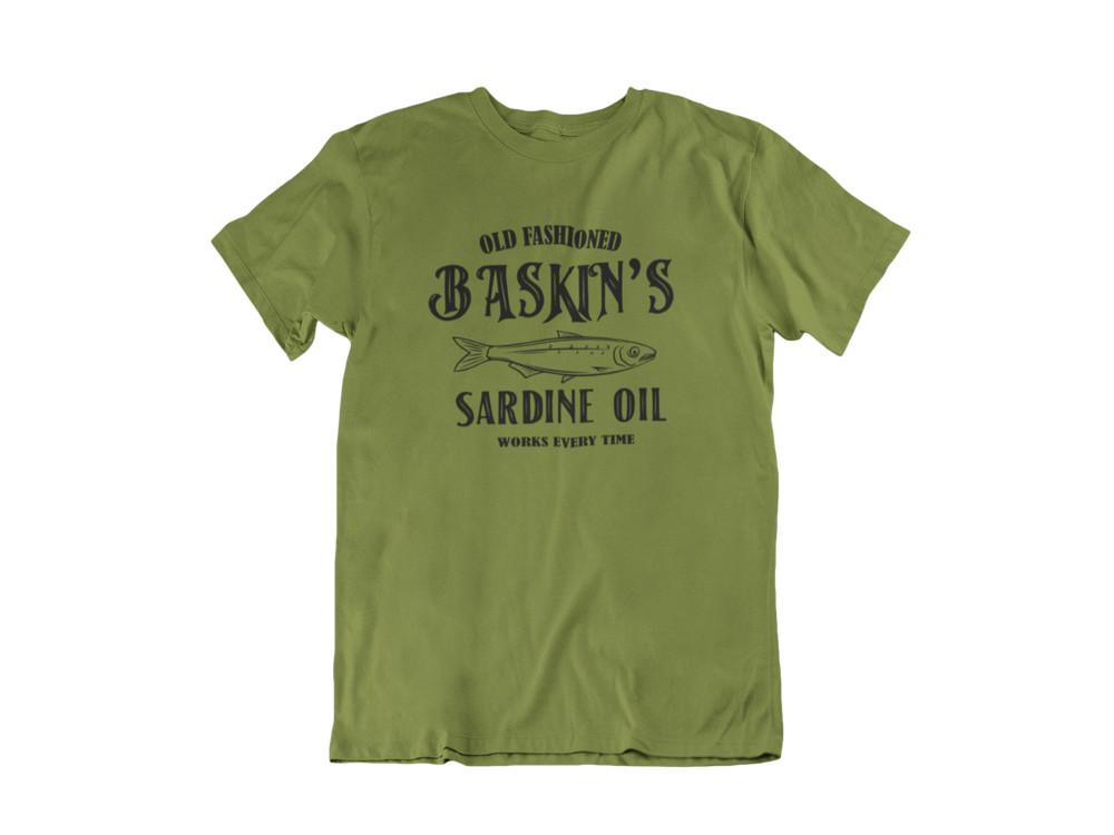 Baskins Sardine Oil Tiger Exotic inspired T-Shirt M
Baskins Sardine Oil Tiger Exotic inspired T-Shirt M