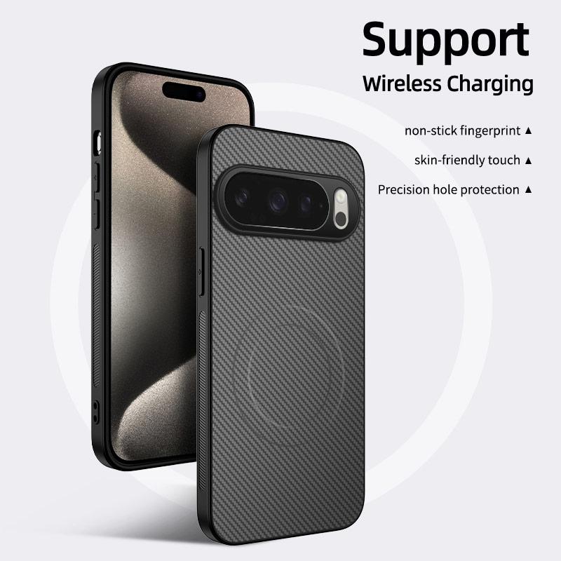 Luxury Solid Color Carbon Fiber Texture Phone Case for Google Pixel 10 9 8 7 A Pro XL Magnetic Wireless Charge Protective Cover Google Pixel 8 сірий
Luxury Solid Color Carbon Fiber Texture Phone Case for Google Pixel 10 9 8 7 A Pro XL Magnetic Wireless Charge Protective Cover Google Pixel 8 сірий