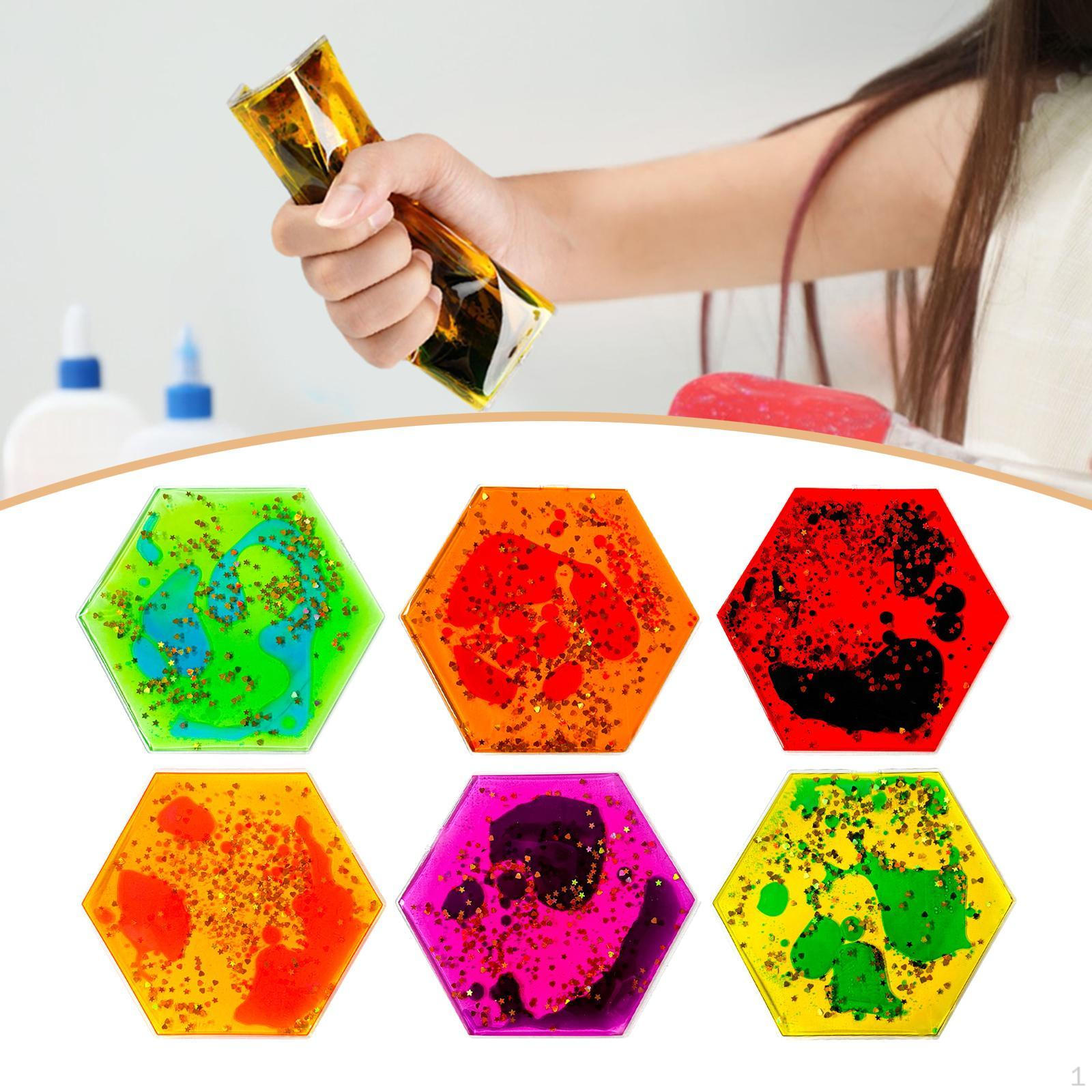 6Pcs Sensory Soft Gel Liquid Toys Motion Tiles Travel Gifts Water Pads Play Mats for Hexagonal
6Pcs Sensory Soft Gel Liquid Toys Motion Tiles Travel Gifts Water Pads Play Mats for Hexagonal