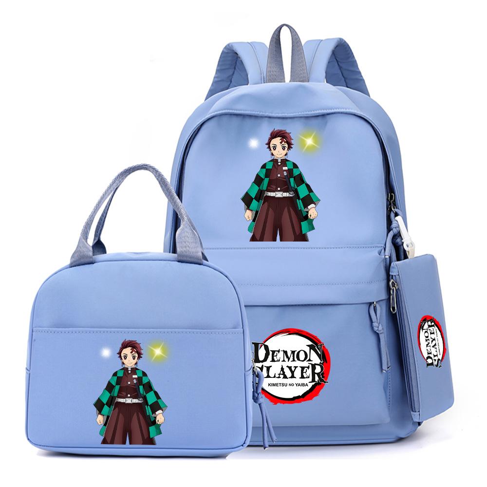 3Pcs/set Demon Slayer Printed Backpack Pencil Case Lunch Bag for Children Student Schoolbag Large Capacity Waterproof Travel Bag Gift
3Pcs/set Demon Slayer Printed Backpack Pencil Case Lunch Bag for Children Student Schoolbag Large Capacity Waterproof Travel Bag Gift