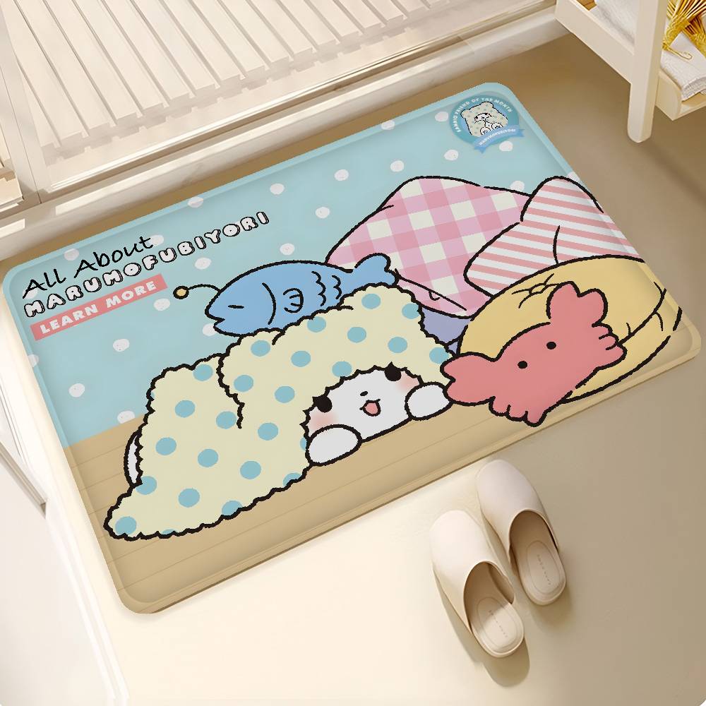 Cute Cartoon Marumofubiyori Floor Mat Rectangle Anti-slip Home Soft Badmat Front Door Indoor Outdoor Mat Welcome Doormat 50x80cm
Cute Cartoon Marumofubiyori Floor Mat Rectangle Anti-slip Home Soft Badmat Front Door Indoor Outdoor Mat Welcome Doormat 50x80cm