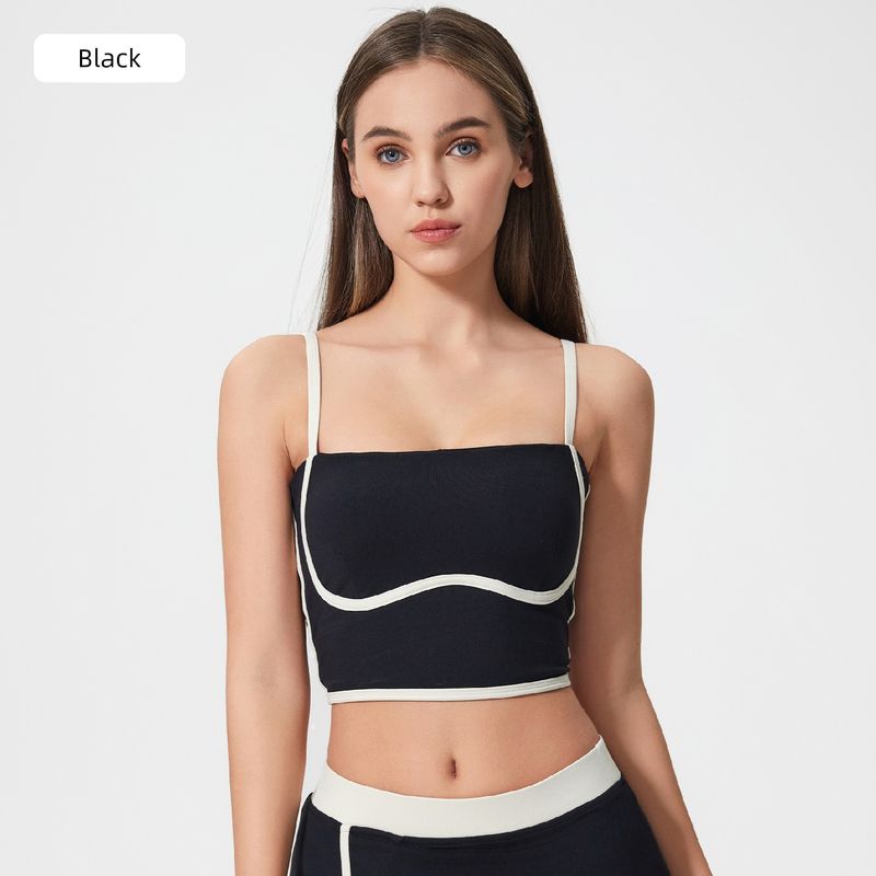 Foreign Trade Spring and Summer New Sports Set Women Sexy Sling Yoga Vest Outdoor Running Fitness Pants Running Tennis Skirt Black-DSS114-2 6
Foreign Trade Spring and Summer New Sports Set Women Sexy Sling Yoga Vest Outdoor Running Fitness Pants Running Tennis Skirt Black-DSS114-2 6