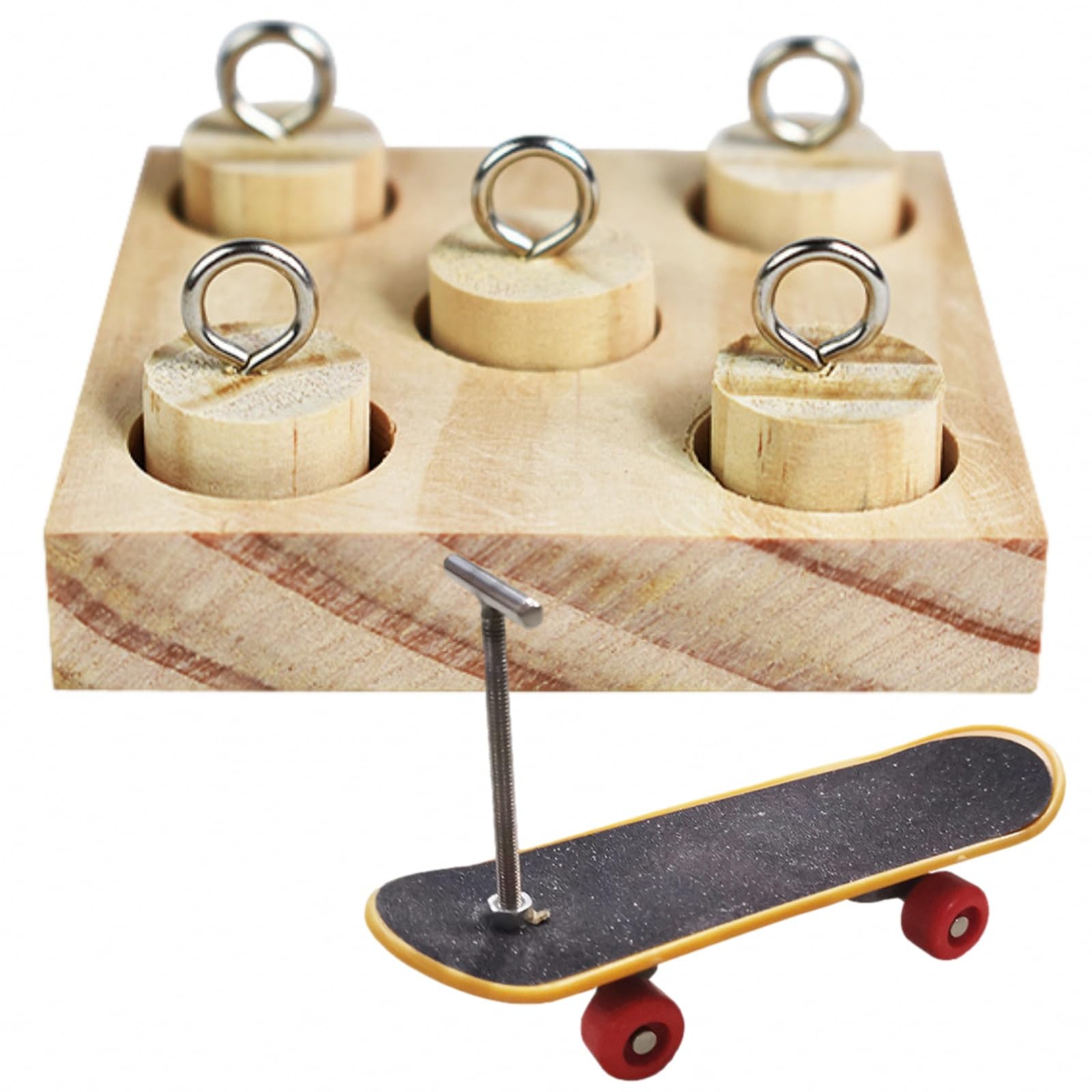 Sweet Plus Parakeet Toy Bird Toy Toy Educational Small Bird Sparrow Chewing Toy Educational Toy Training Toy Stress Relief Skateboard (Natural)
Sweet Plus Parakeet Toy Bird Toy Toy Educational Small Bird Sparrow Chewing Toy Educational Toy Training Toy Stress Relief Skateboard (Natural)