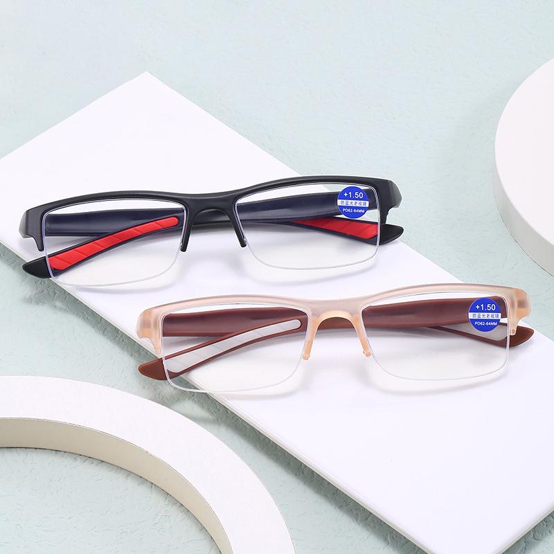 Fashion Sports Anti-slip Anti-blue Light Reading Glasses HD Half-frame Men s And Women s Presbyopia Eyewear Diopter +1. To +4.0
Fashion Sports Anti-slip Anti-blue Light Reading Glasses HD Half-frame Men s And Women s Presbyopia Eyewear Diopter +1. To +4.0