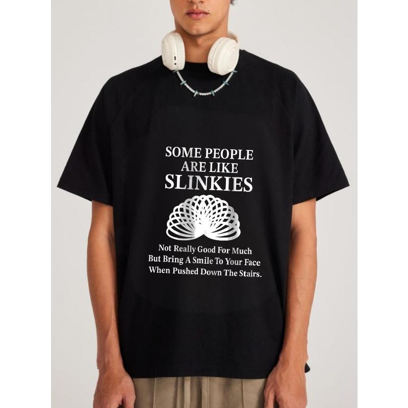 White T Shirt with Slinkies Graphic and Text for Casual Wear XXXXL чорний
White T Shirt with Slinkies Graphic and Text for Casual Wear XXXXL чорний