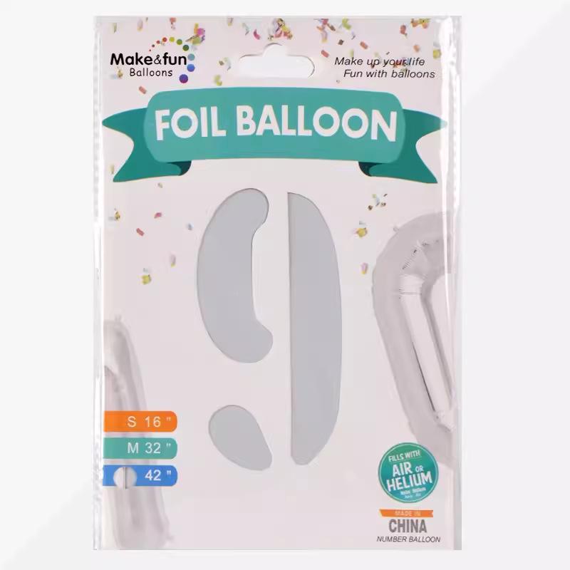 42-inch Matte White Nylon Number Balloon for Birthday or Wedding Decoration
42-inch Matte White Nylon Number Balloon for Birthday or Wedding Decoration