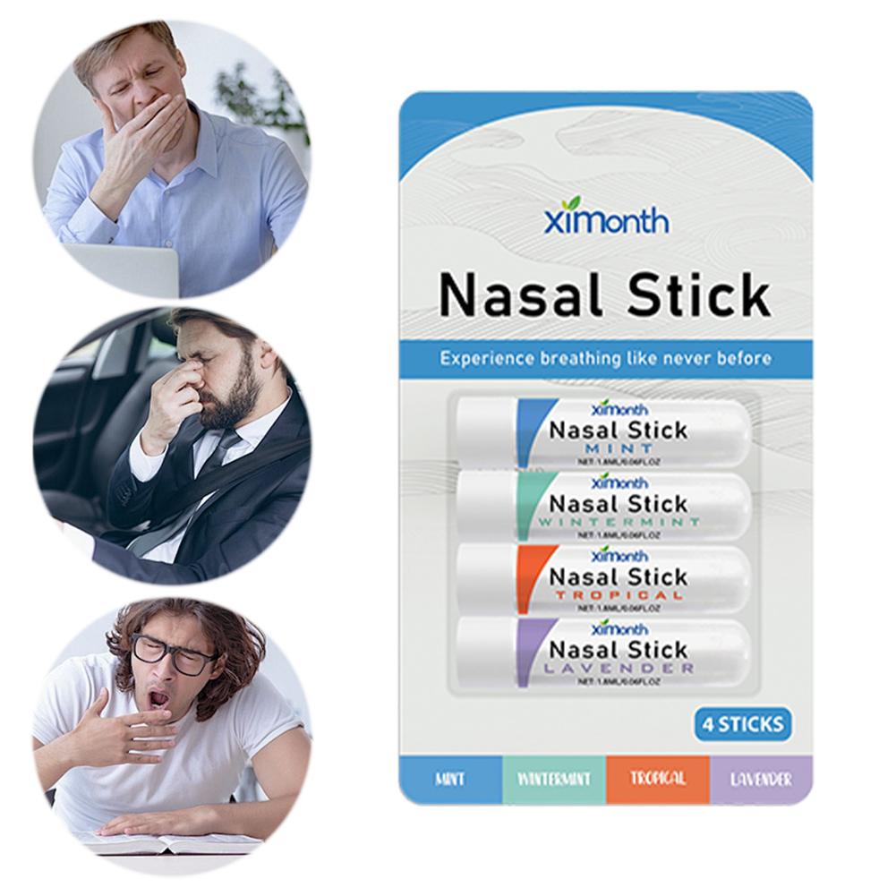 4 Pack Nasal Stick Aromatherapy Inhaler Boosts Focus Enhances Breathing Provides Fresh Sensation Sinus & Congestion Relief Daily
4 Pack Nasal Stick Aromatherapy Inhaler Boosts Focus Enhances Breathing Provides Fresh Sensation Sinus & Congestion Relief Daily