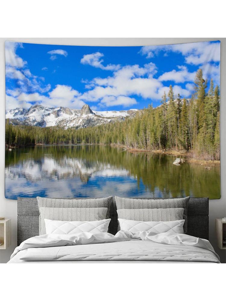 Natural Landscape Tapestry Mountain and Lake Scenery Decorative Throw Blanket for Bedroom and Living Room 74x94cm(29x37in)
Natural Landscape Tapestry Mountain and Lake Scenery Decorative Throw Blanket for Bedroom and Living Room 74x94cm(29x37in)