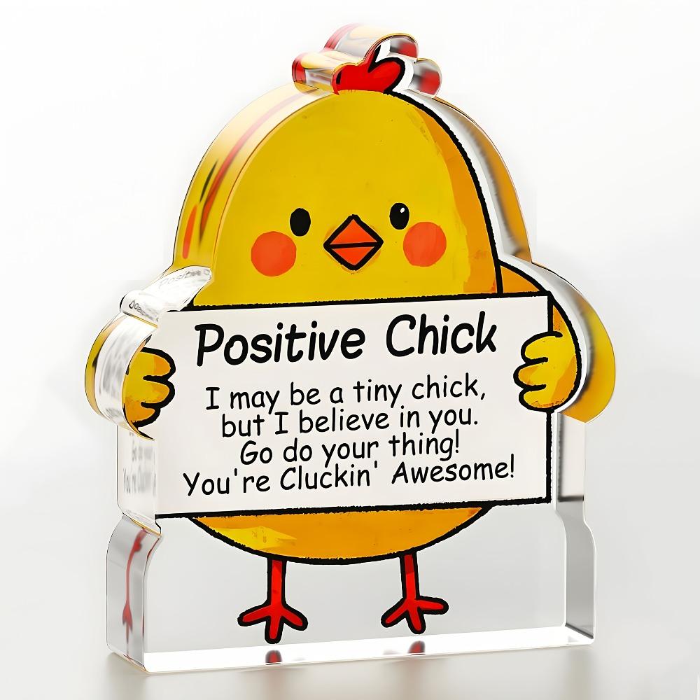 Featuring An Inspiring Little Chicken, Perfect As A Birthday Gift for Friends and Colleagues, Providing Positive Emotional Support for Home and Of 12*10cm
Featuring An Inspiring Little Chicken, Perfect As A Birthday Gift for Friends and Colleagues, Providing Positive Emotional Support for Home and Of 12*10cm
