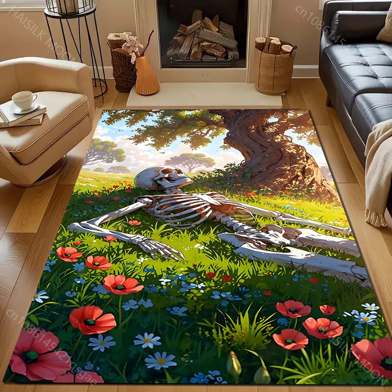 Skeleton Under The Tree Pattern Carpet for Bedroom Living Room Bedside Sofa Floor Mat Modern Home Decor Area Rug Machine Wash 40x60cm (16x24in)
Skeleton Under The Tree Pattern Carpet for Bedroom Living Room Bedside Sofa Floor Mat Modern Home Decor Area Rug Machine Wash 40x60cm (16x24in)