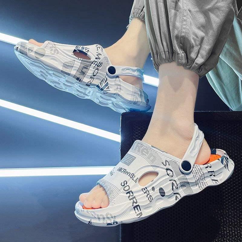 Мужские летние сандалии с толстой подошвой и противоскользящим эффектом: Трендовые тапочки двойного назначения для дома и улицы 41
Мужские летние сандалии с толстой подошвой и противоскользящим эффектом: Трендовые тапочки двойного назначения для дома и улицы 41