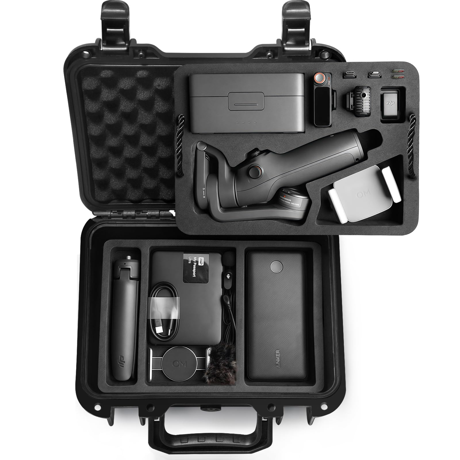 Lekufee Waterproof Hard Case Compatible with DJI Osmo Mobile Osmo Mobile 5 Gimbal DJI Mic DJI Mic 2 and Other Accessories 6, Stabilizer, Mini, (Case
Lekufee Waterproof Hard Case Compatible with DJI Osmo Mobile Osmo Mobile 5 Gimbal DJI Mic DJI Mic 2 and Other Accessories 6, Stabilizer, Mini, (Case