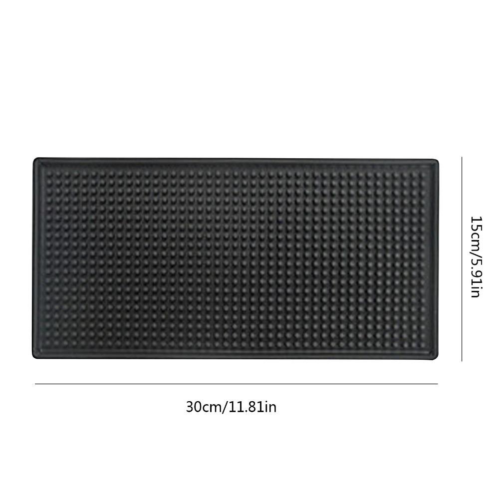 Anti Slip PVC Drain Mat Soft Glue Tableware Cup Coasters Silicone Dining Mat Cocktail Bartender 30 × 15cm
Anti Slip PVC Drain Mat Soft Glue Tableware Cup Coasters Silicone Dining Mat Cocktail Bartender 30 × 15cm