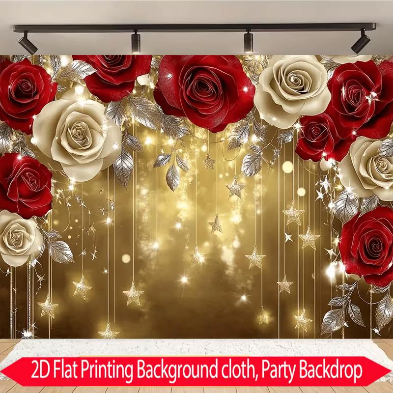 2D Romantic Starlight & Floral Backdrop, 2D Flat Printing Banner for Photoshoot & Events 47.2x31.5inch/120*80cm
2D Romantic Starlight & Floral Backdrop, 2D Flat Printing Banner for Photoshoot & Events 47.2x31.5inch/120*80cm