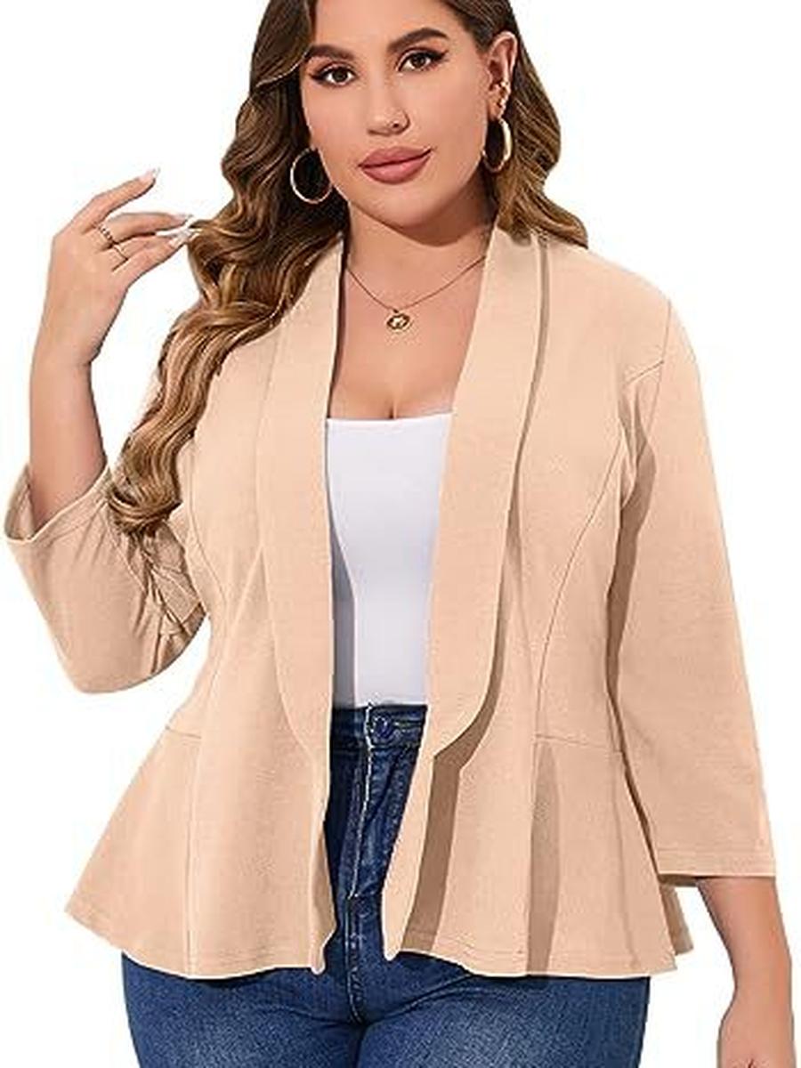 New Women s Plus Size Casual Blazer Jacket, Front Open Style Long Sleeve Office Cardigan Coat 5XL абрикосовий
New Women s Plus Size Casual Blazer Jacket, Front Open Style Long Sleeve Office Cardigan Coat 5XL абрикосовий
