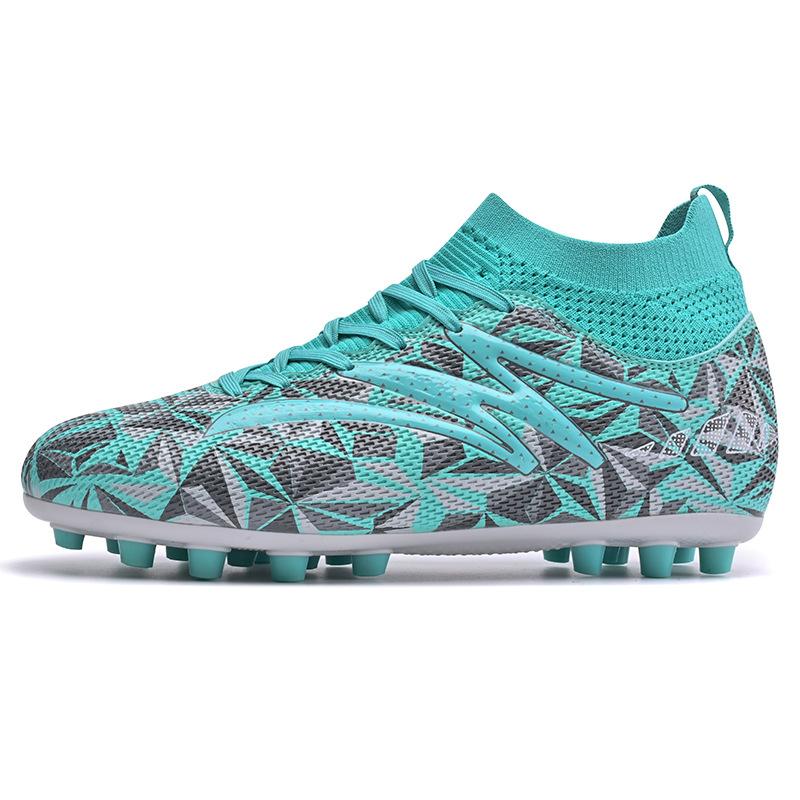 New camouflage high-top football shoes long nails broken nails football non-slip and wear-resistant unisex football shoes 34
New camouflage high-top football shoes long nails broken nails football non-slip and wear-resistant unisex football shoes 34
