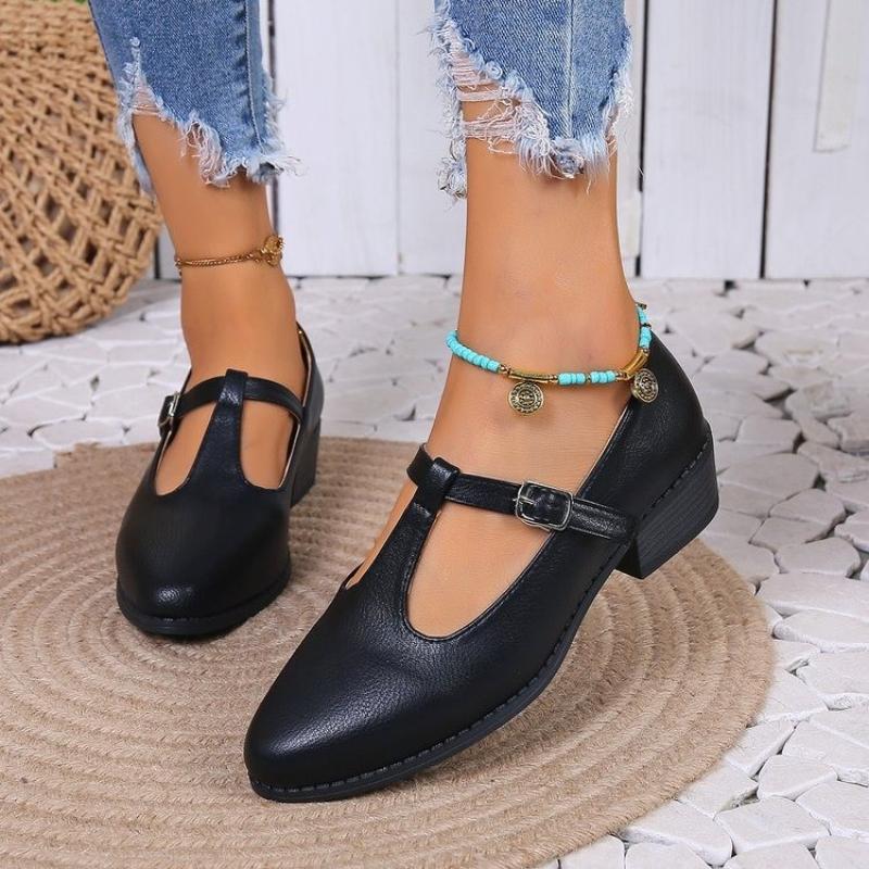 Casual Low Heel Buckle Strap Pumps for Women 2024New Hot Sale Winter Solid Square Heel Ladies Shoes Pointed Toe PU Pumps Zapatos
Casual Low Heel Buckle Strap Pumps for Women 2024New Hot Sale Winter Solid Square Heel Ladies Shoes Pointed Toe PU Pumps Zapatos
