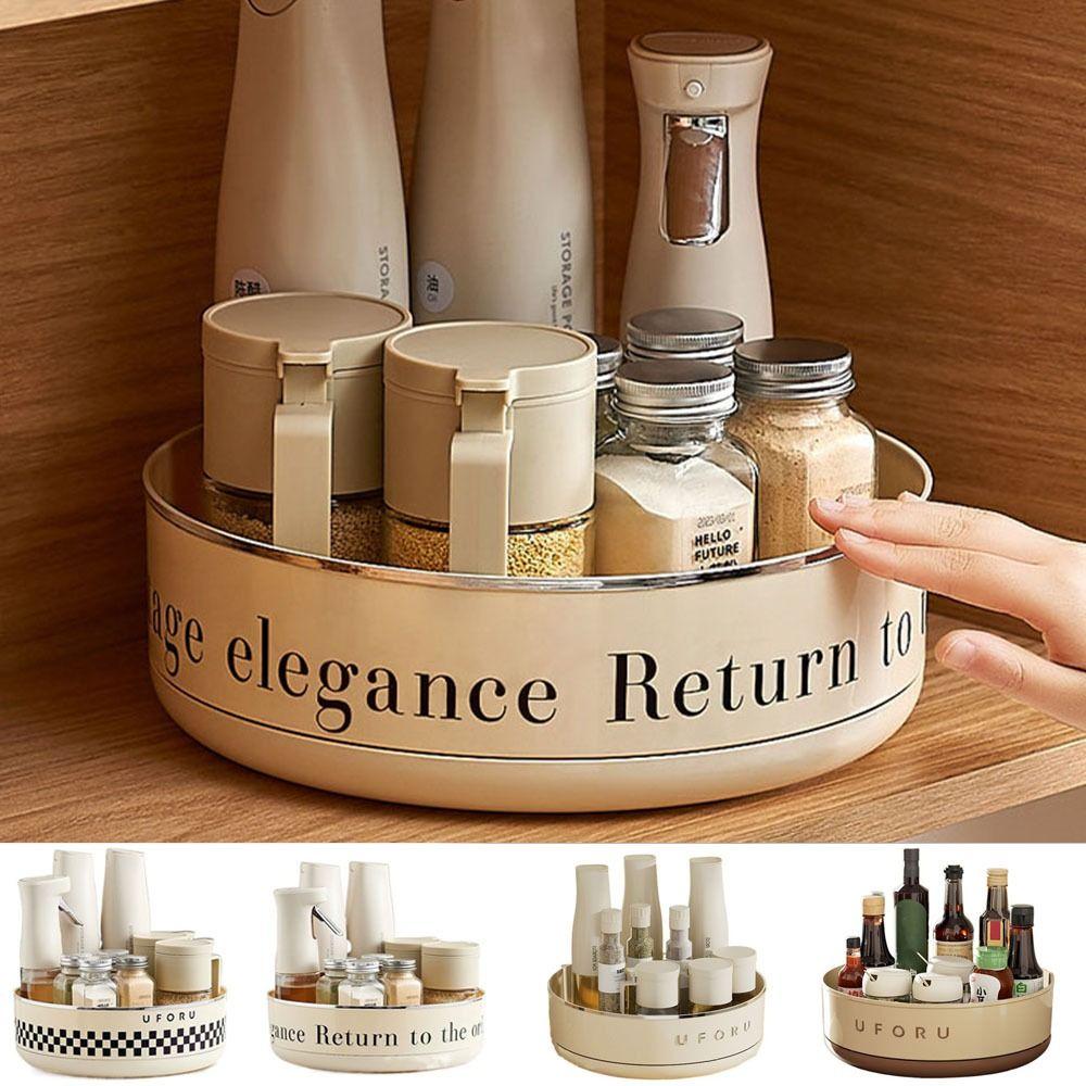 Round Rotatable Condiment Holder Plastic Cosmetic Turntable Storage Tray for Home style C
Round Rotatable Condiment Holder Plastic Cosmetic Turntable Storage Tray for Home style C