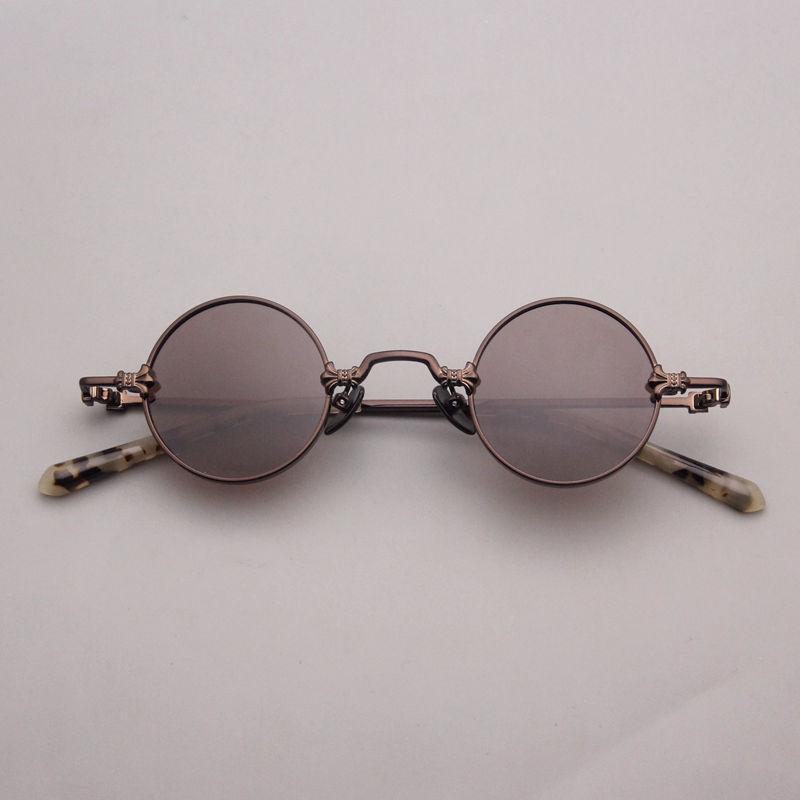 New High-end Retro Small Round Frame Polarized Sunglasses Man Personality Hip-hop Glasses Woman Outdoor UV400 Driving Eyeglasses as picture
New High-end Retro Small Round Frame Polarized Sunglasses Man Personality Hip-hop Glasses Woman Outdoor UV400 Driving Eyeglasses as picture