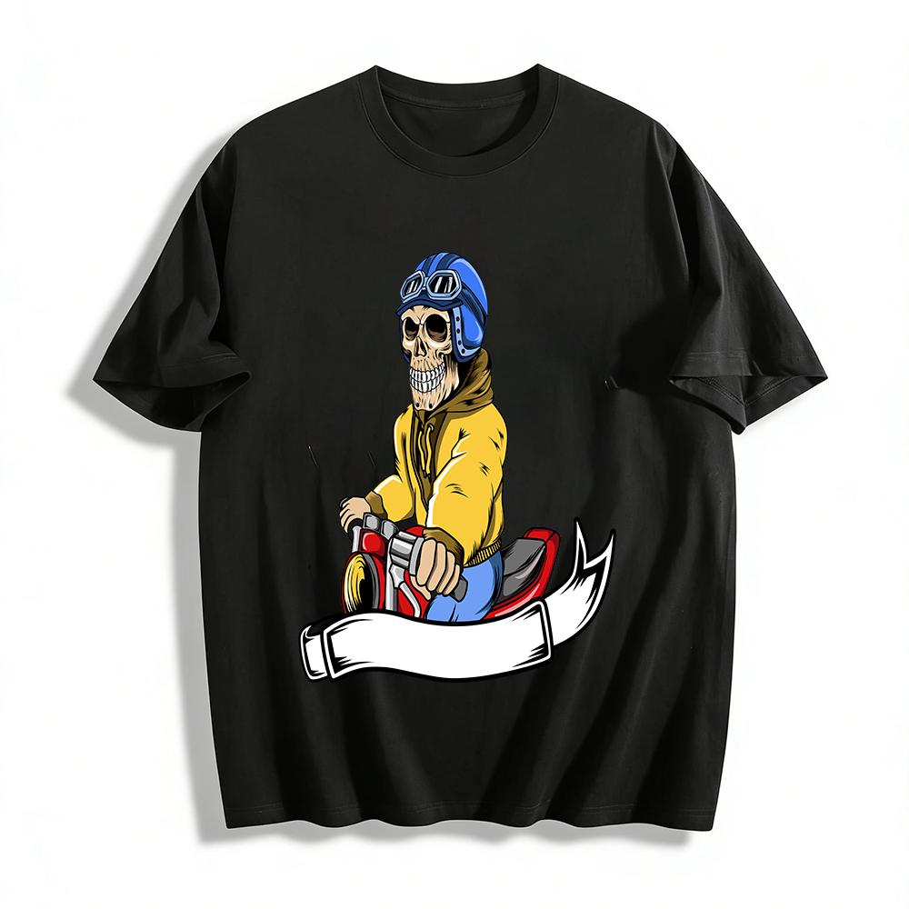 Vintage Biker Skull Graphic Casual Print Top For Men Women Pure cotton T-shirt 6XL
Vintage Biker Skull Graphic Casual Print Top For Men Women Pure cotton T-shirt 6XL