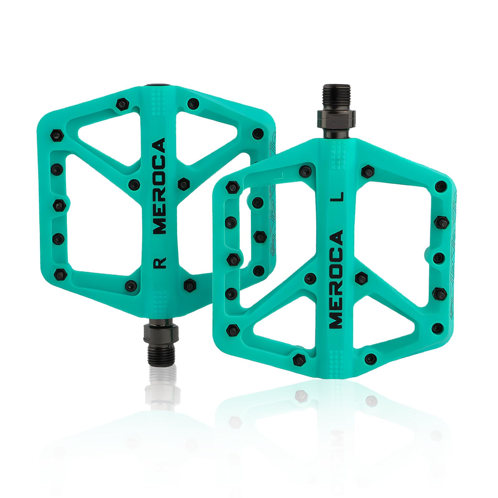 TINGSING Mountain Bike Pedals MTB Road Nylon Fiber Bicycle Lightweight Wide Flat Platform Cycling MTB Accessories Double Sided Pins Turquoise Non-Slip
TINGSING Mountain Bike Pedals MTB Road Nylon Fiber Bicycle Lightweight Wide Flat Platform Cycling MTB Accessories Double Sided Pins Turquoise Non-Slip