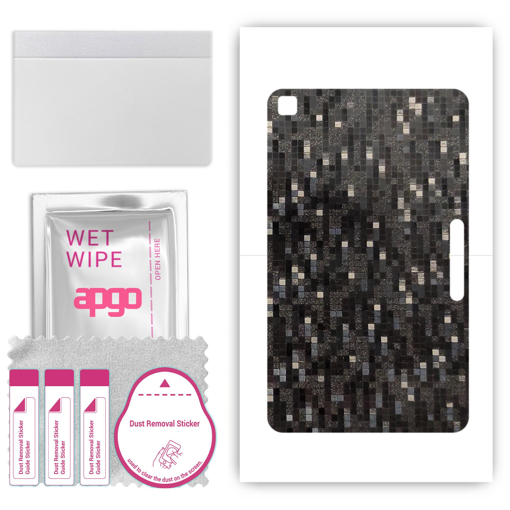 apgo Protective Skin Sticker for the back compatible with LG G Pad IV 8.0 FHD, Wrap Film, Foil, Vinyl - Pattern Carbon Black Pixel
apgo Protective Skin Sticker for the back compatible with LG G Pad IV 8.0 FHD, Wrap Film, Foil, Vinyl - Pattern Carbon Black Pixel