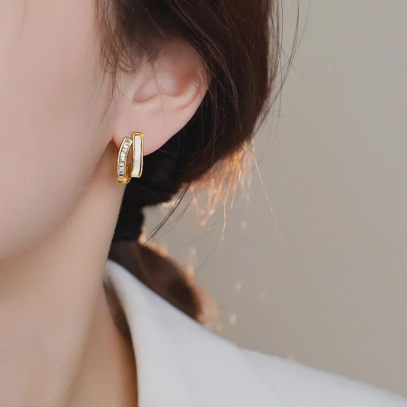 2023 Summer Korean Simple Double-Layer Earrings: Chic & Modern Mosquito Coil Design for Women золотий
2023 Summer Korean Simple Double-Layer Earrings: Chic & Modern Mosquito Coil Design for Women золотий