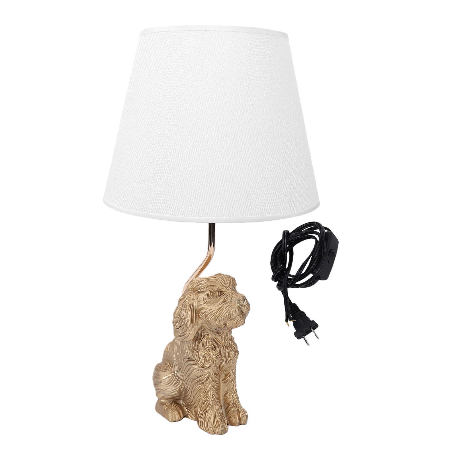Vintage Animal Resin Table Lamp White Linen Lampshade Dog Design Ambient Night Light Home Bedroom B&B Decorative Craft Decorate золотой
Vintage Animal Resin Table Lamp White Linen Lampshade Dog Design Ambient Night Light Home Bedroom B&B Decorative Craft Decorate золотой