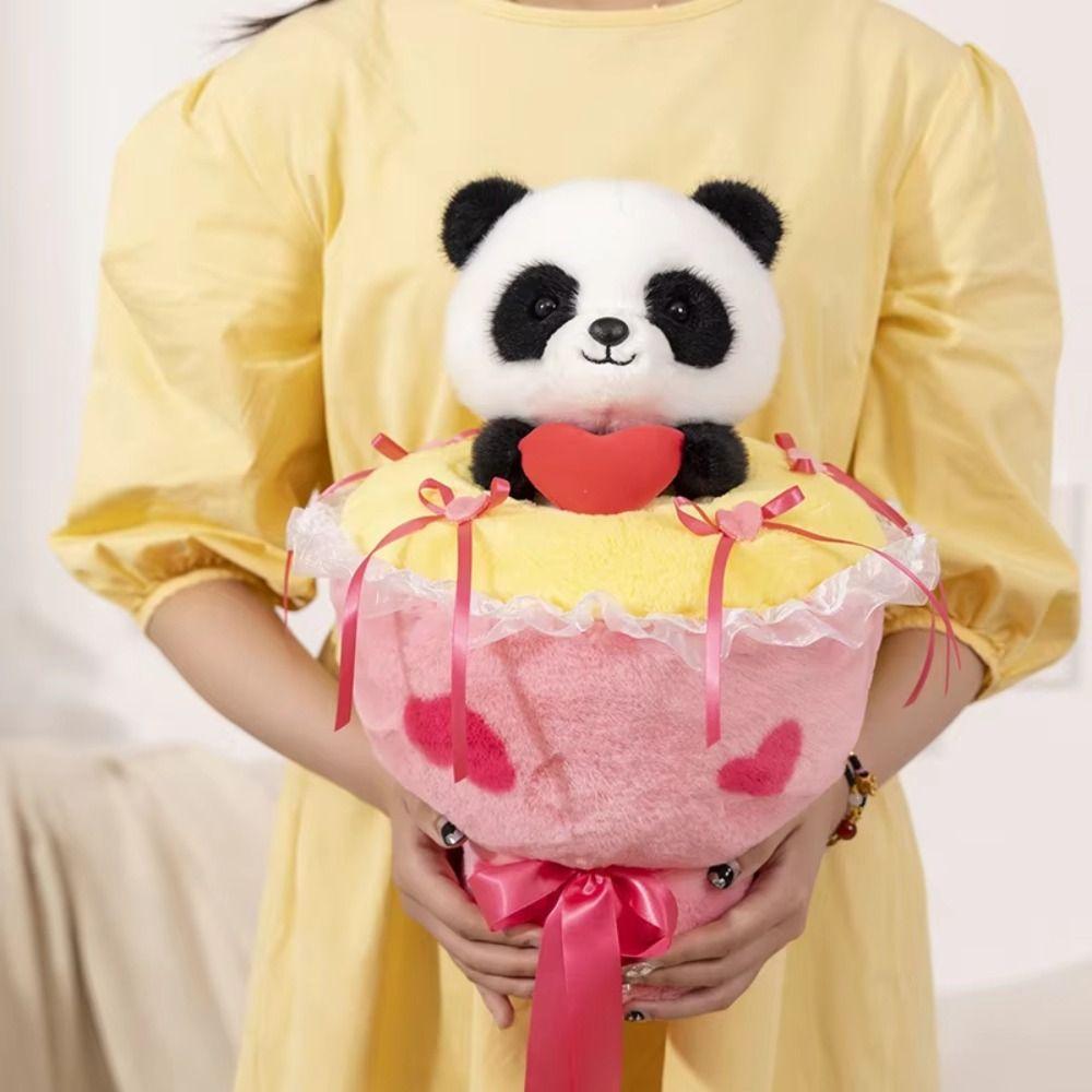 Cute Panda Bouquet Plush Toys Handmade Animal Bridal Bouquet Kids/Children Toys кавовий
Cute Panda Bouquet Plush Toys Handmade Animal Bridal Bouquet Kids/Children Toys кавовий
