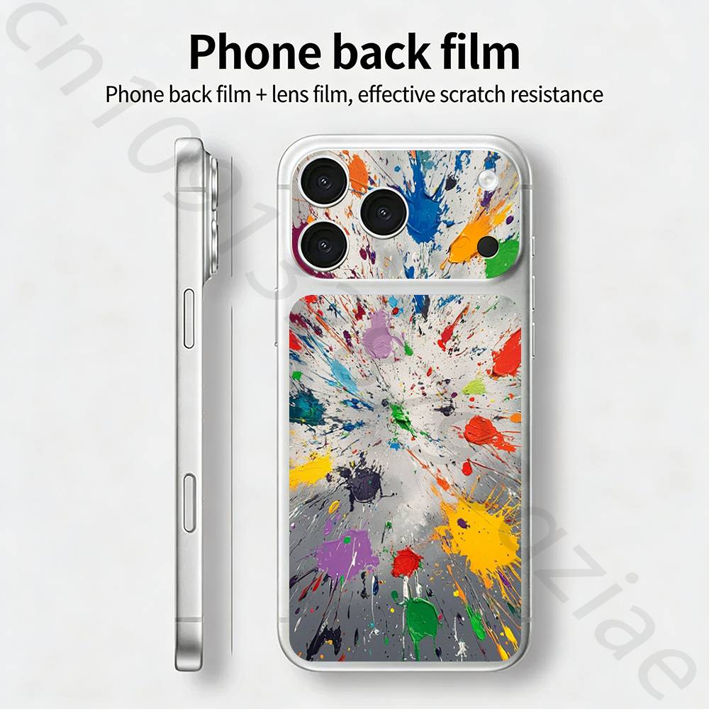 Барвистий(1) Для iPhone 17 pro Max /17 pro Повна наклейка-обгортка Skin Wrap 3D Кольорова Задня Захисна Плівка-Наклейка iPhone17pro
Барвистий(1) Для iPhone 17 pro Max /17 pro Повна наклейка-обгортка Skin Wrap 3D Кольорова Задня Захисна Плівка-Наклейка iPhone17pro
