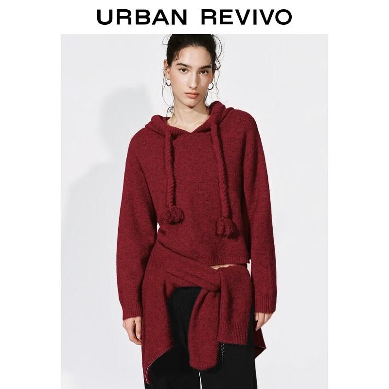 UR2026 Women s Retro Hooded Knit Top M
UR2026 Women s Retro Hooded Knit Top M