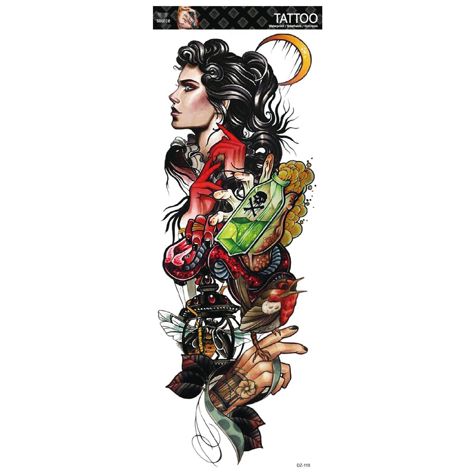 Long Flower & Cross Arm Tattoo Stickers 480*170 mm
Long Flower & Cross Arm Tattoo Stickers 480*170 mm