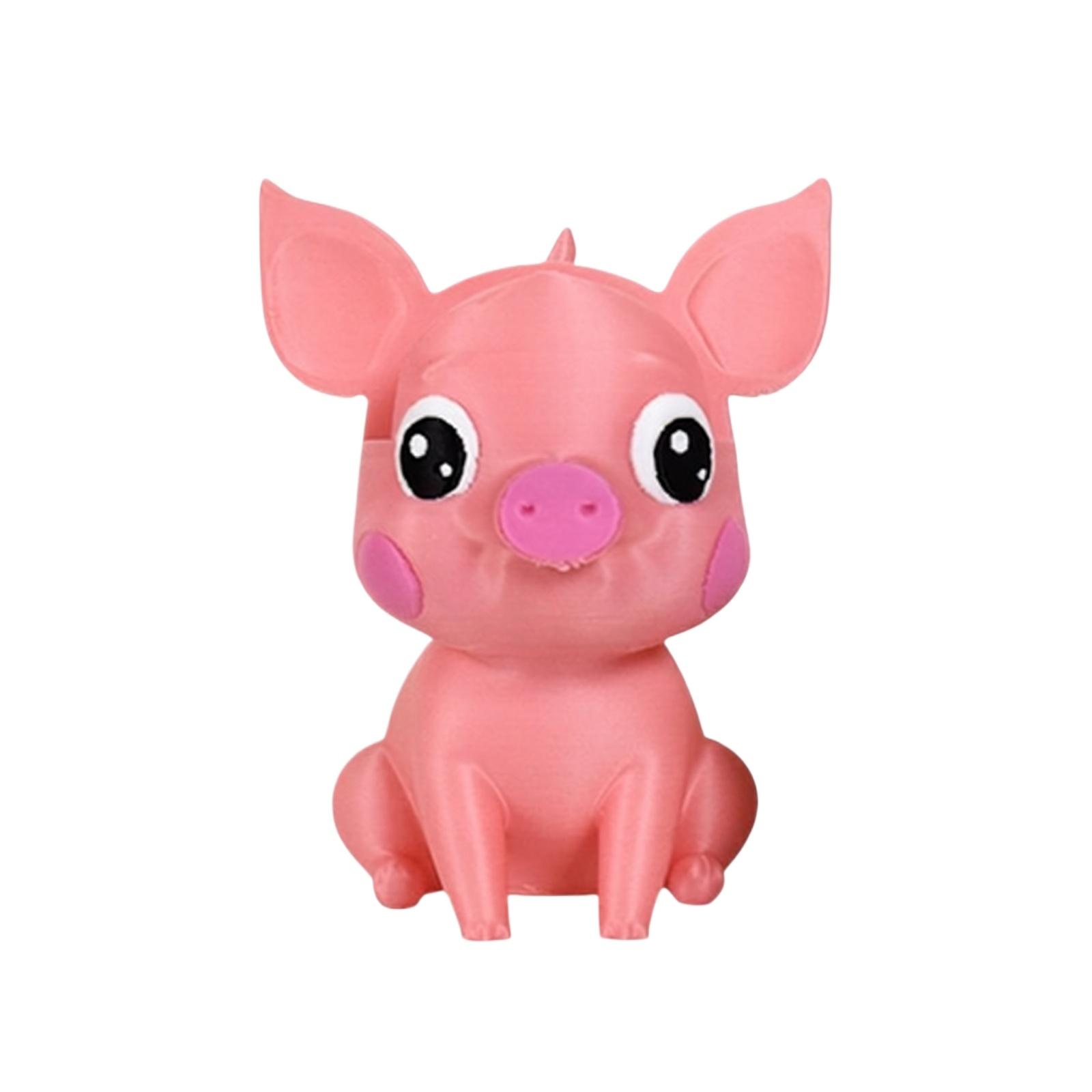 Cartoon Pig Shaped Soft Vinyl Toy Animal Figure for Kids Collectible Decorative Playroom Nursery Gift One Size розовый
Cartoon Pig Shaped Soft Vinyl Toy Animal Figure for Kids Collectible Decorative Playroom Nursery Gift One Size розовый