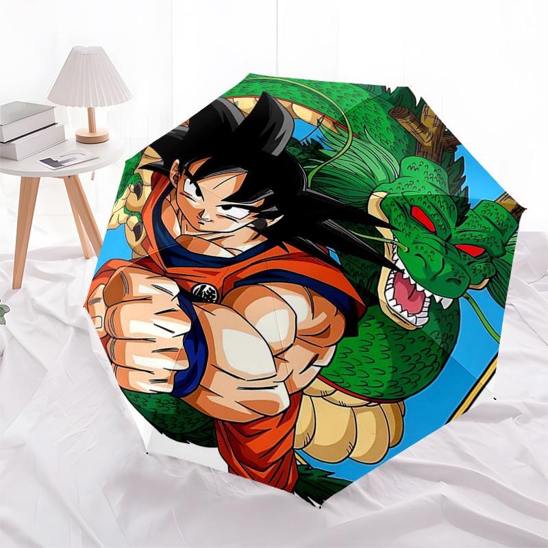 1pc Dragon Ball Z Goku & Shenron Automatic Opening Umbrella Portable 3-Fold Design, 8-Bone Iron Frame Outdoor Umbrella Perfect Gift for Fans, Traveler
1pc Dragon Ball Z Goku & Shenron Automatic Opening Umbrella Portable 3-Fold Design, 8-Bone Iron Frame Outdoor Umbrella Perfect Gift for Fans, Traveler