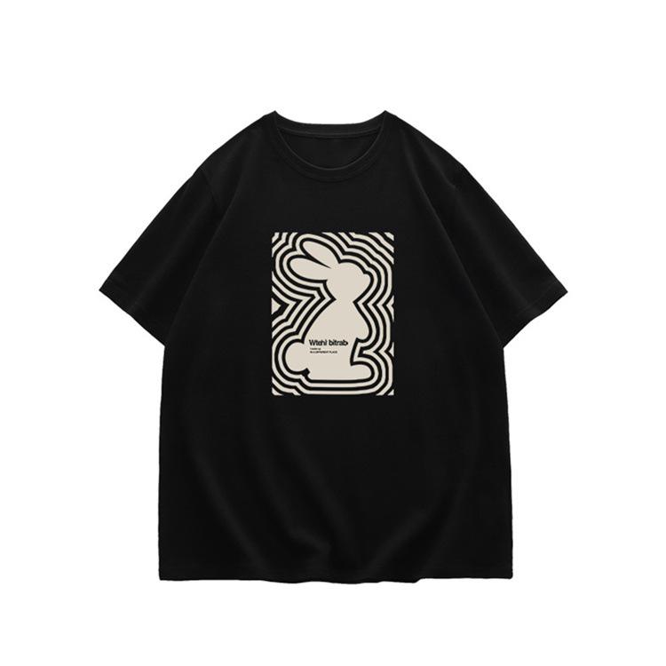 Spring and summer 2025 new cotton short-sleeved women s t-shirt high-end retro cartoon rabbit print front shoulder top trendy M білий
Spring and summer 2025 new cotton short-sleeved women s t-shirt high-end retro cartoon rabbit print front shoulder top trendy M білий