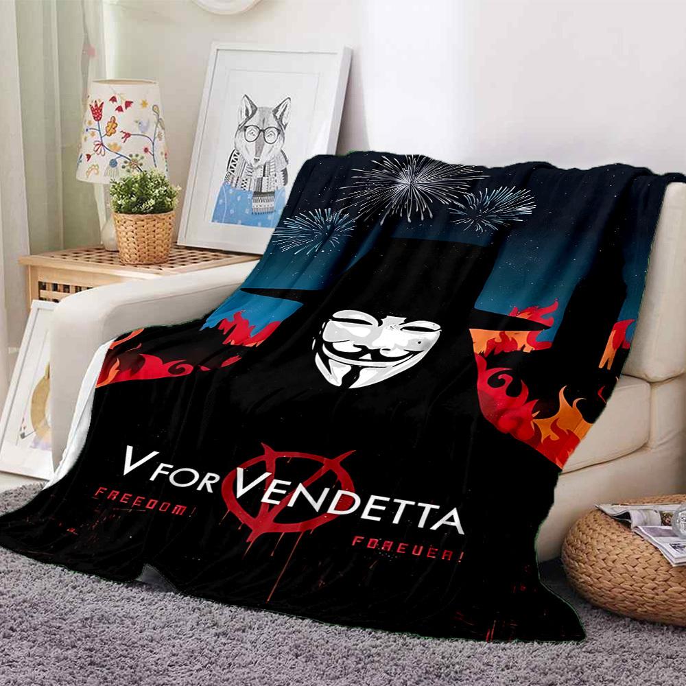 1pc V for Vendetta Flannel Throw Blanket - HD Printed Lightweight Soft Warm All-Season Blanket for Sofa, Bed, Travel, Camping 099 130cmx150cm
1pc V for Vendetta Flannel Throw Blanket - HD Printed Lightweight Soft Warm All-Season Blanket for Sofa, Bed, Travel, Camping 099 130cmx150cm