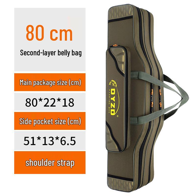 Lightweight Multi-Functional Fishing Rod Bag with Large Capacity and No-Disassembly Reel Storage
Lightweight Multi-Functional Fishing Rod Bag with Large Capacity and No-Disassembly Reel Storage