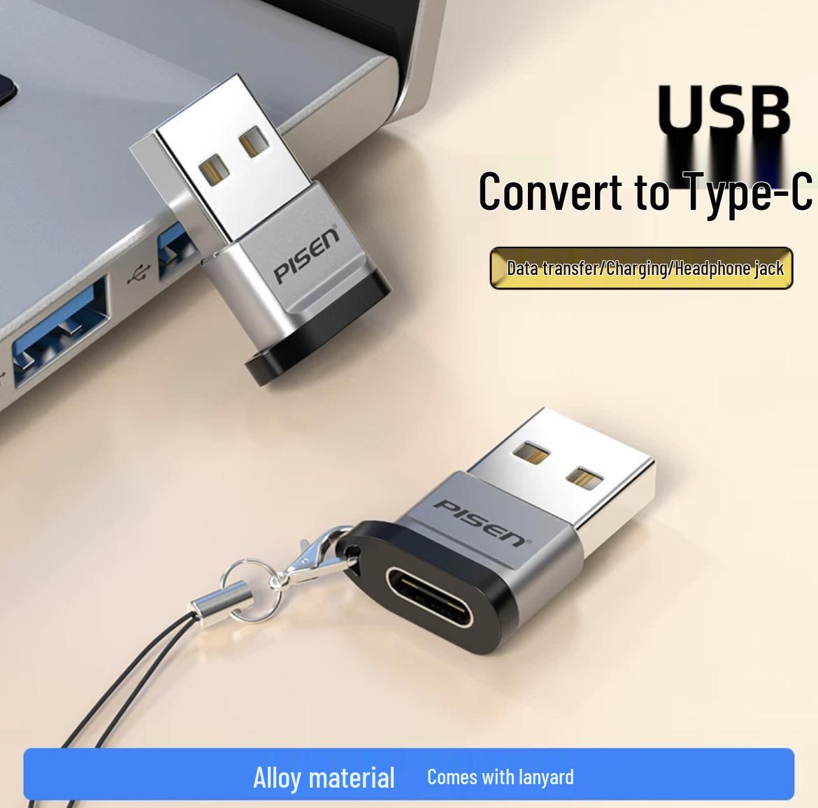 Адаптер PISEN USB to Type-C PD для швидкої зарядки для iPhone 14 та Apple 15
Адаптер PISEN USB to Type-C PD для швидкої зарядки для iPhone 14 та Apple 15