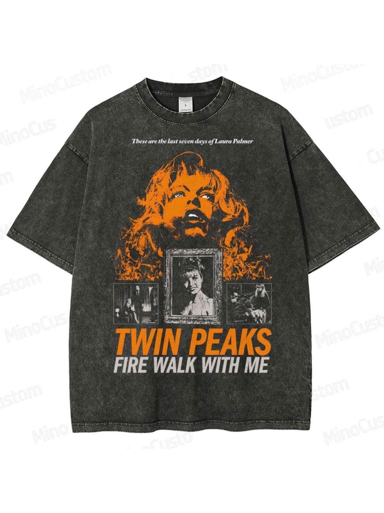 Unisexs washed cotton streetwear brand fashion Tshirt with Twin Peaks Firewalker print movie quotes for everyday casual wear M
Unisexs washed cotton streetwear brand fashion Tshirt with Twin Peaks Firewalker print movie quotes for everyday casual wear M