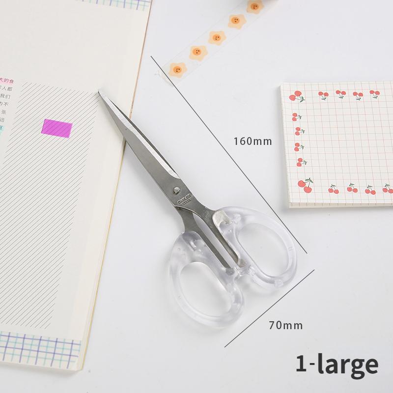 Mr. Paper 3 Style Ins Style Transparent Scissors Creative Good-looking Student Desk Supplies Multi-purpose Scissors Stationery
Mr. Paper 3 Style Ins Style Transparent Scissors Creative Good-looking Student Desk Supplies Multi-purpose Scissors Stationery