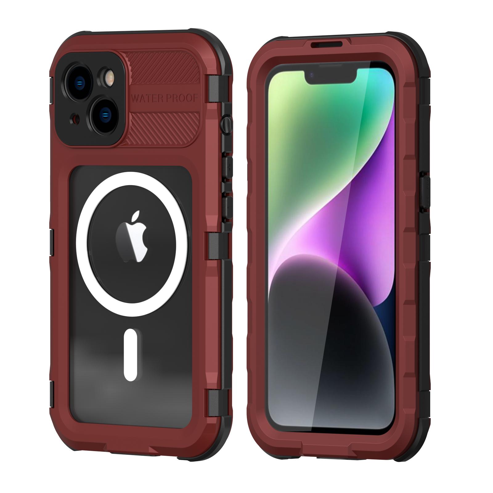 Водонепроникний металевий чохол для дайвінгу серії SHELLBOX M для iPhone 14, IP68, сумісний з MagSafe Red
Водонепроникний металевий чохол для дайвінгу серії SHELLBOX M для iPhone 14, IP68, сумісний з MagSafe Red