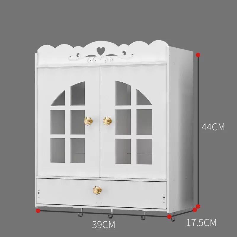 Настенная полка для хранения косметики и туалетных принадлежностей для ванной комнаты - Пыленепроницаемые и перфорированные полки Large
Настенная полка для хранения косметики и туалетных принадлежностей для ванной комнаты - Пыленепроницаемые и перфорированные полки Large