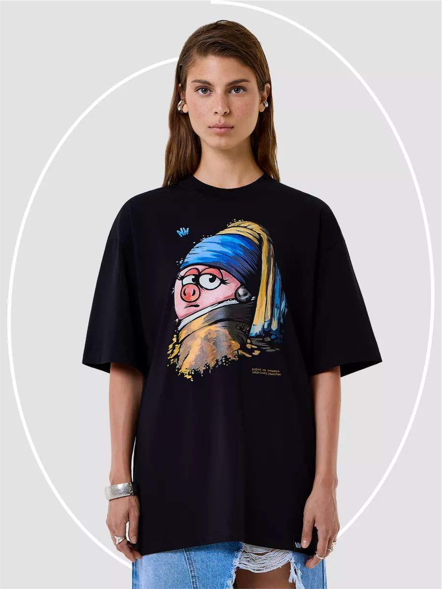 Oversized T-shirt with Kikoriki print 3XL
Oversized T-shirt with Kikoriki print 3XL