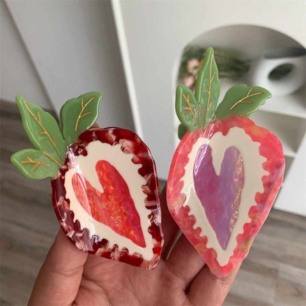 Love Acetic Acid Hair Clip French Style Fruit Hairpin Sweet Shark Clip Female рожевий
Love Acetic Acid Hair Clip French Style Fruit Hairpin Sweet Shark Clip Female рожевий